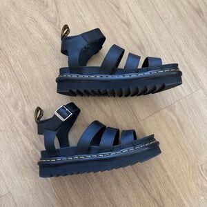 Dr. Martens Black Blaire Sandals